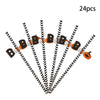 EerieStraws™ 24pc Halloween Horror Paper Straws