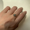 Women’s Moss Agate Ring | 925 Sterling Silver | Gold Plated | 5×7mm Stone