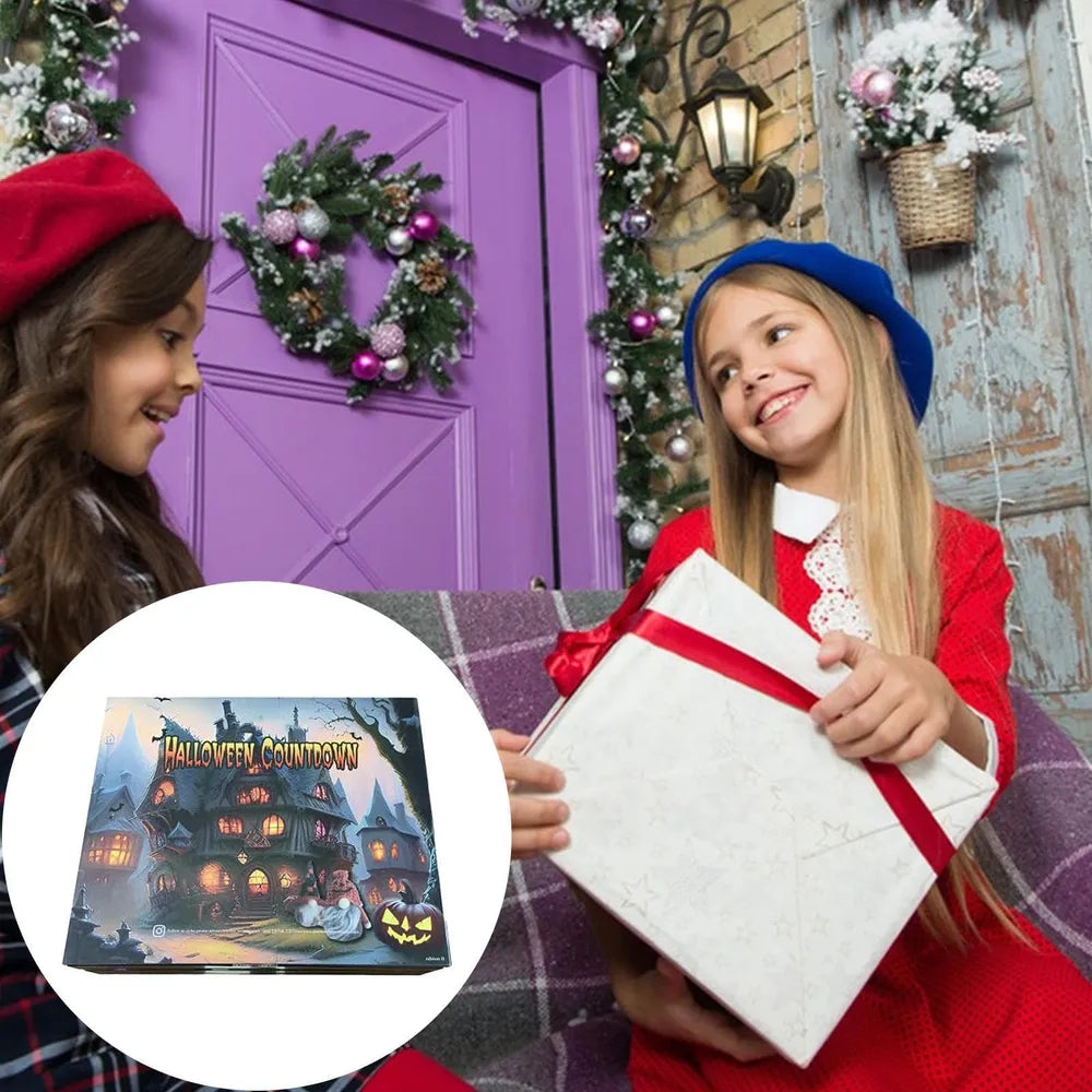 Halloween Advent Calendar | 31-Day Countdown Box | Handcrafted Gnome Surprises | Collectible Holiday Gift