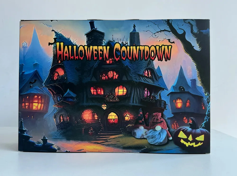 Halloween Advent Calendar | 31-Day Countdown Box | Handcrafted Gnome Surprises | Collectible Holiday Gift