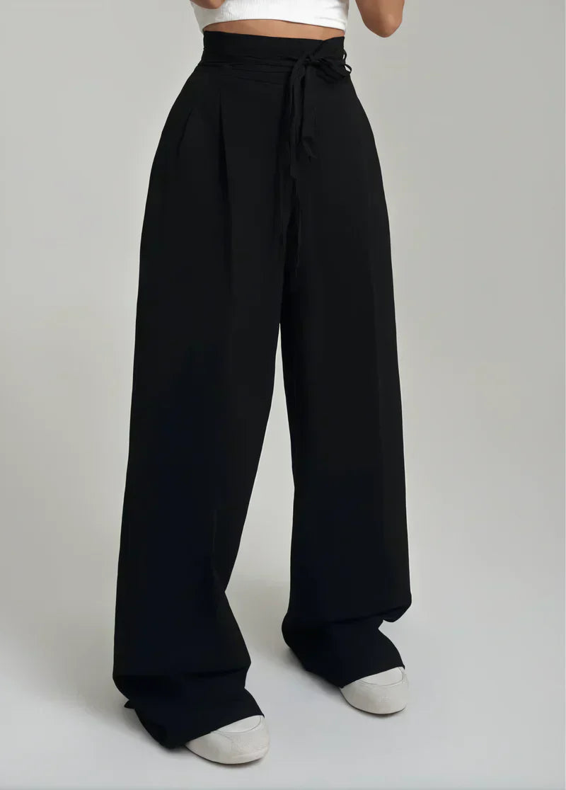 Women’s High-Waist Wide-Leg Pants | Lightweight Flowing Fit | All-Day Comfort