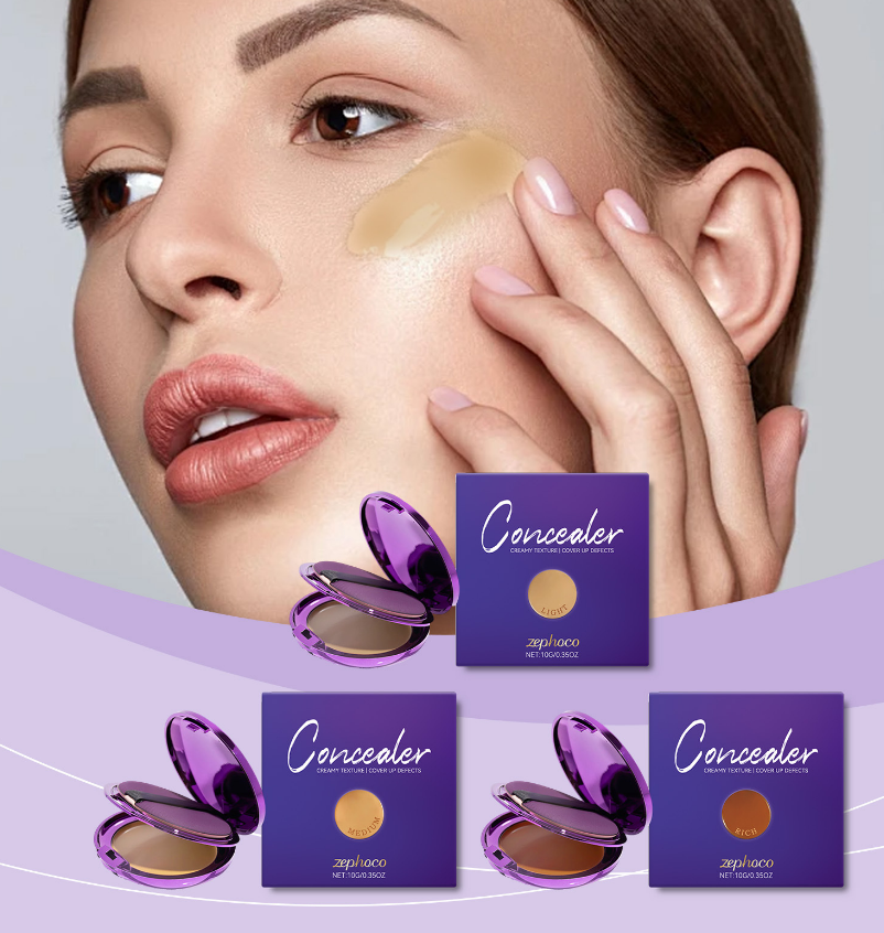 Full-Coverage Concealer | Waterproof & Longwear | 3 Shades | Vegan & Cruelty-Free Makeup