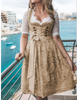 Exclusive traditional dress for women with apron and blouse