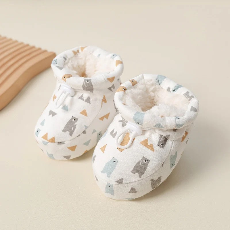 Baby Winter Boots | Soft Cotton Lining | Anti-Slip Sole | Adjustable Fit | Warm & Comfortable | 0–18 Months