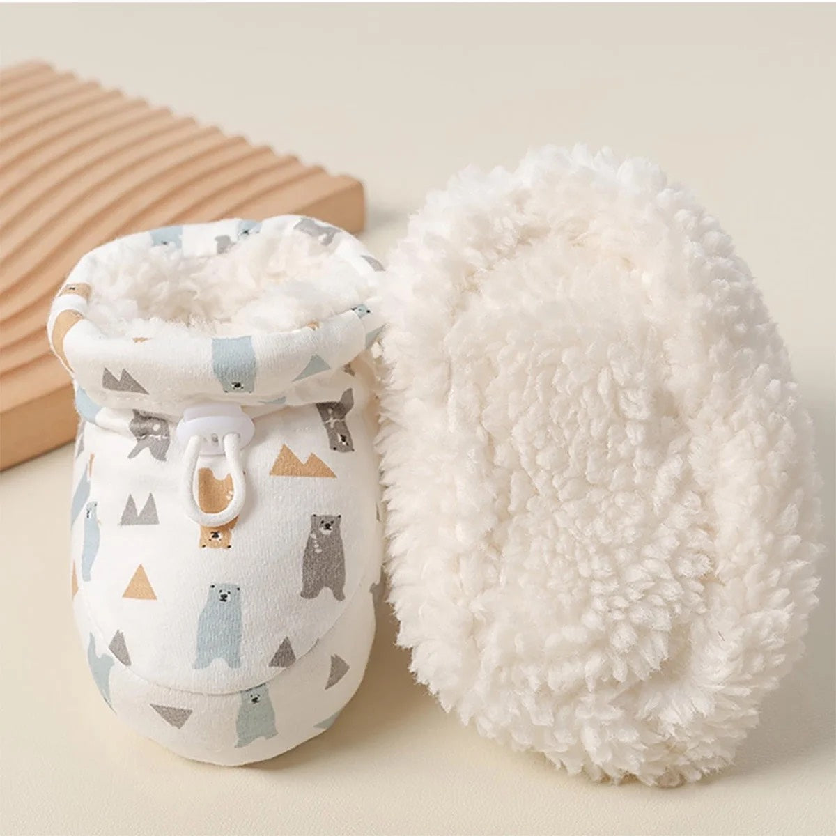Baby Winter Boots | Soft Cotton Lining | Anti-Slip Sole | Adjustable Fit | Warm & Comfortable | 0–18 Months