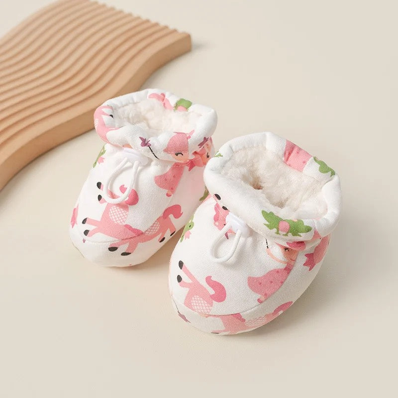 Baby Winter Boots | Soft Cotton Lining | Anti-Slip Sole | Adjustable Fit | Warm & Comfortable | 0–18 Months