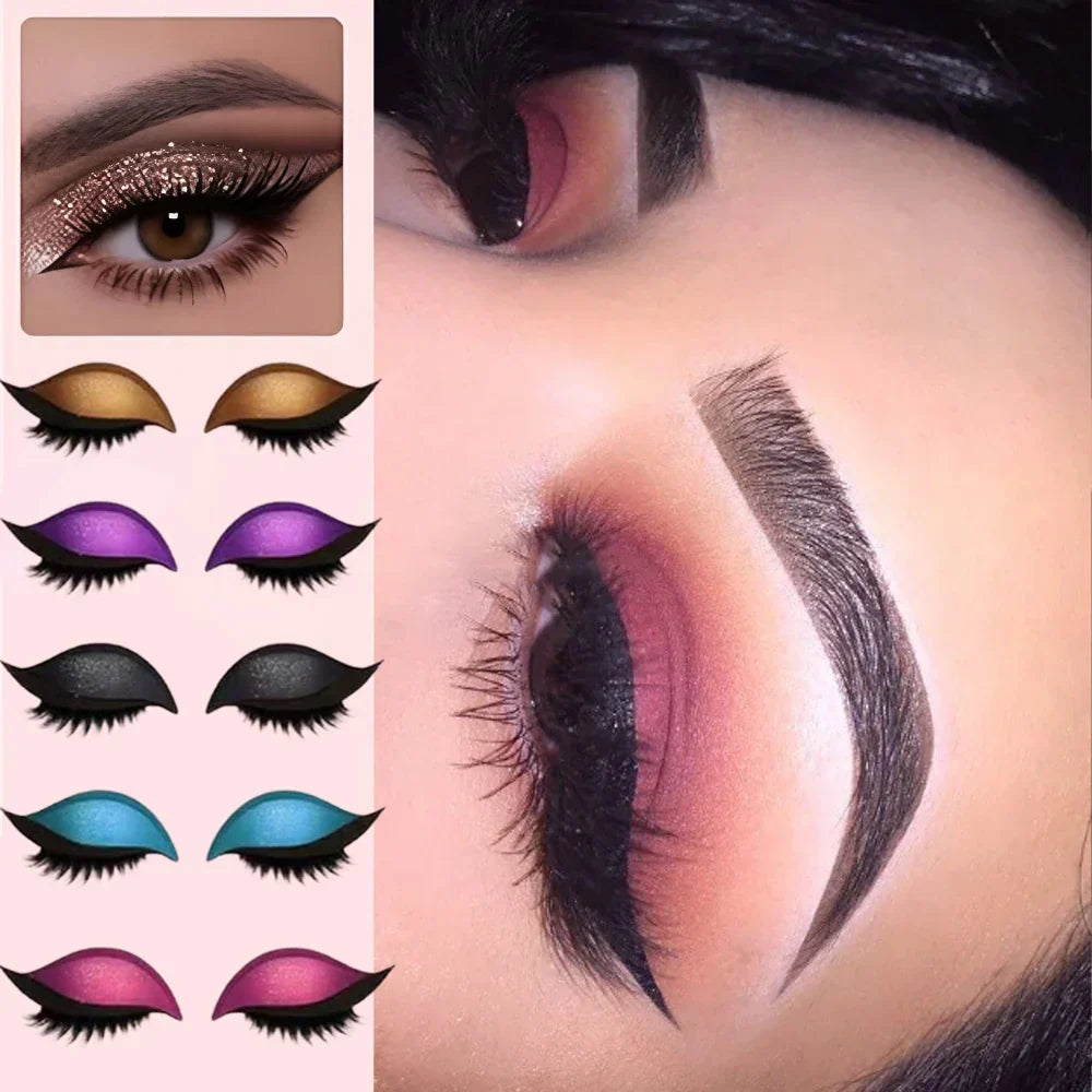 Instant Eye Makeup Stickers | Peel & Stick | Long-Lasting Waterproof Wear