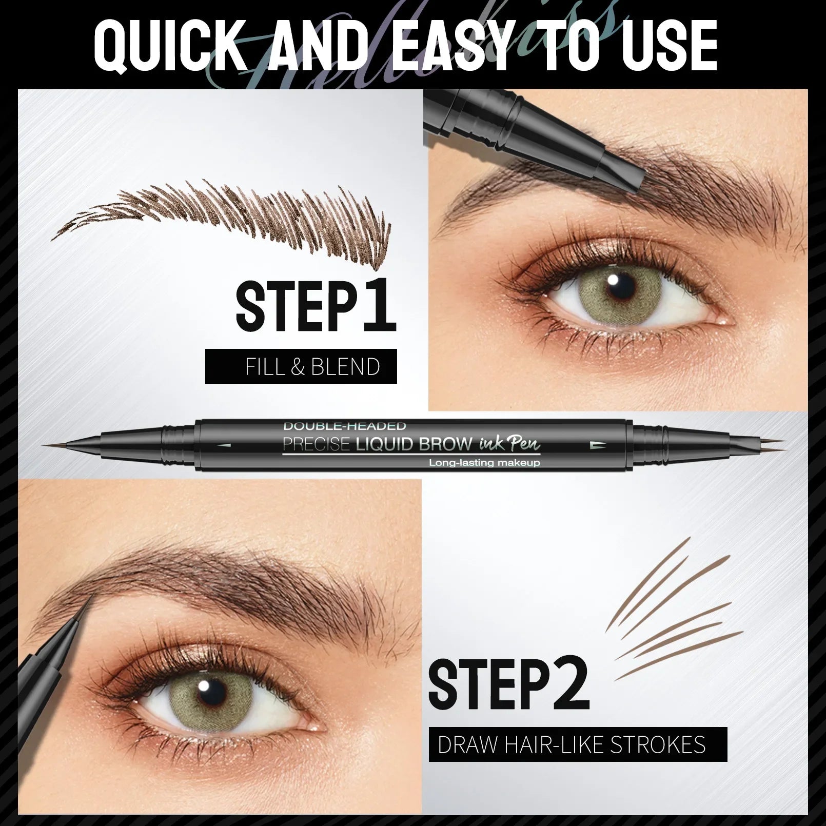 1+1 Free | BrowDuo™ Flawless Brow Definition In Just Few Seconds