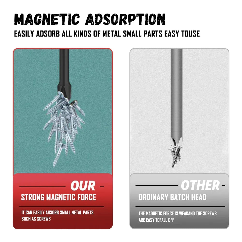 HexTough Magnetic Screwdriver Bit Set
