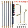 Telescoping Pressure Washer Wand | 24 ft Reach | Brass & Stainless Steel | 4000 PSI Rated