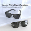 Smart Translation Glasses | AI Real-Time Voice Translator | Bluetooth 5.4 with Open-Ear Speakers