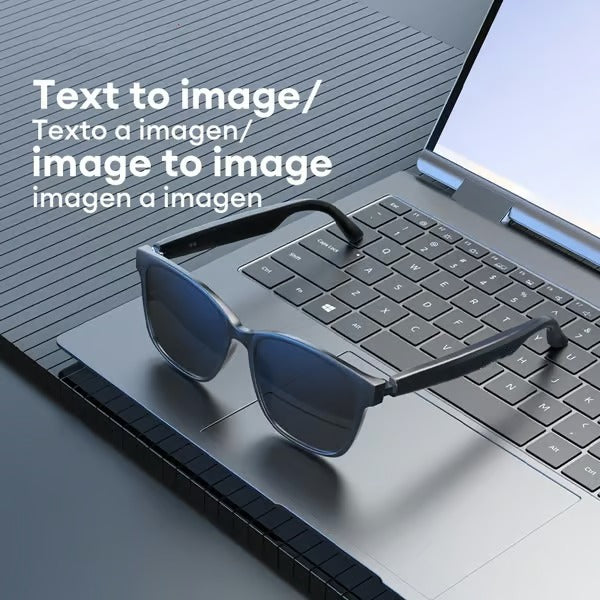 Smart Translation Glasses | AI Real-Time Voice Translator | Bluetooth 5.4 with Open-Ear Speakers