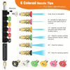 Telescoping Pressure Washer Wand | 24 ft Reach | Brass & Stainless Steel | 4000 PSI Rated