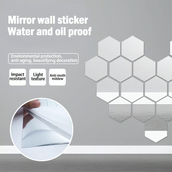 Flexible Mirror Sheets | PET Adhesive Wall Mirrors | Lightweight, Unbreakable & DIY-Friendly