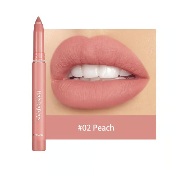 Matte Lip Pencil | Long-Lasting 2-in-1 Liner & Lipstick | Smudge-Proof, Hydrating & Cruelty-Free