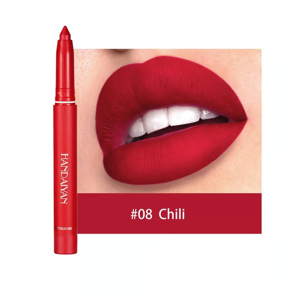 Matte Lip Pencil | Long-Lasting 2-in-1 Liner & Lipstick | Smudge-Proof, Hydrating & Cruelty-Free