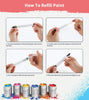 Paint Touch-Up Brush Pen | Precision Flow Control | Refillable & Compact