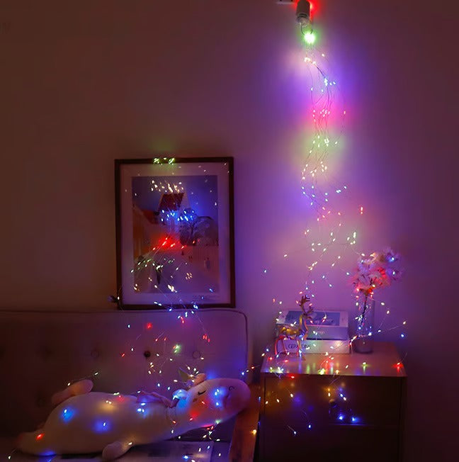 LED Christmas String Lights | Warm White Glow | IP65 Waterproof | Flexible Copper Wire | USB Powered | Indoor/Outdoor