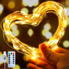 LED Christmas String Lights | Warm White Glow | IP65 Waterproof | Flexible Copper Wire | USB Powered | Indoor/Outdoor