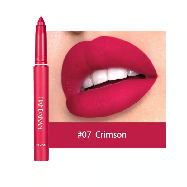Matte Lip Pencil | Long-Lasting 2-in-1 Liner & Lipstick | Smudge-Proof, Hydrating & Cruelty-Free