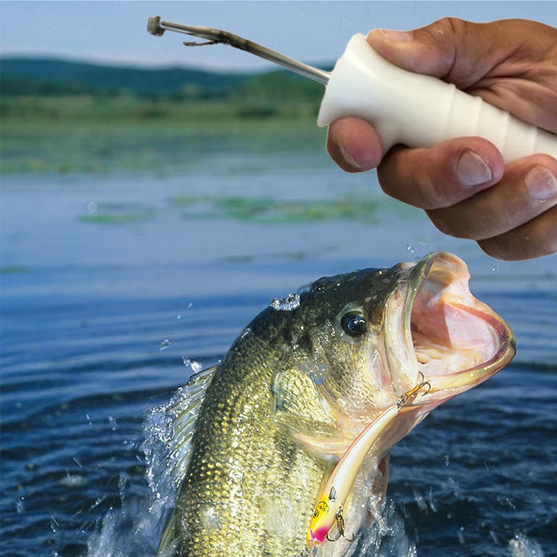 Fishing Hook Remover Tool | Safe Quick Release | Non-Slip Grip | Compact Tackle Accessory