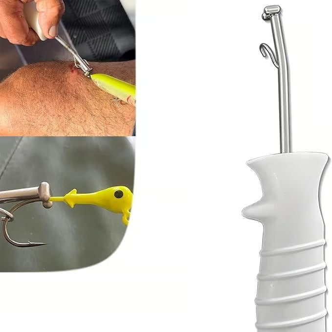 Fishing Hook Remover Tool | Safe Quick Release | Non-Slip Grip | Compact Tackle Accessory