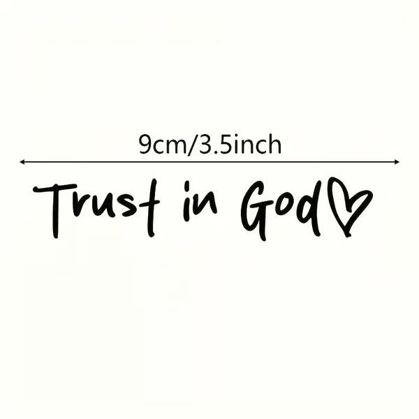 Faith Car Sticker | Waterproof Vinyl | Inspirational Christian Quote Decal