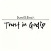 Faith Car Sticker | Waterproof Vinyl | Inspirational Christian Quote Decal