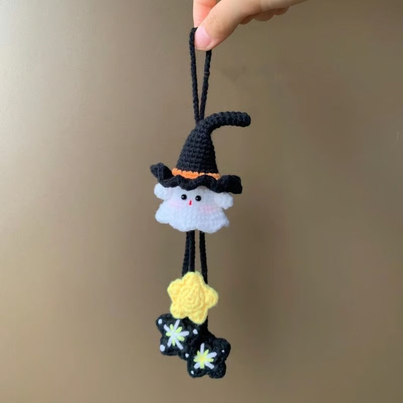 Halloween Crochet Kit | Witch Ghost Design | DIY Handmade Plush Décor