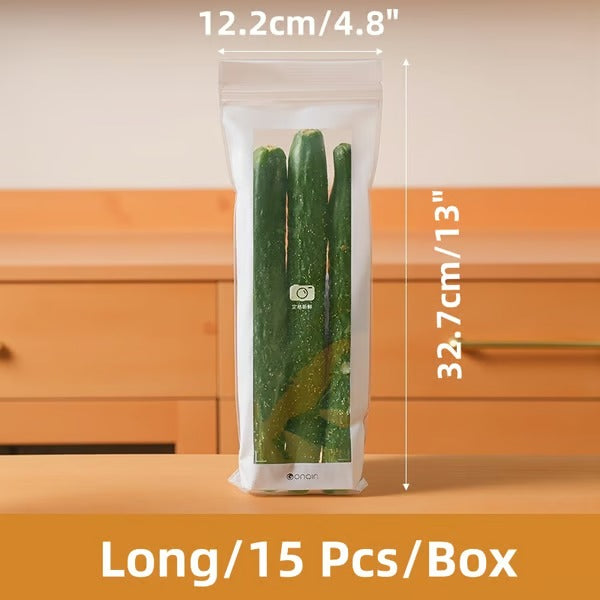 Reusable Food Storage Bags | Airtight Double Seal | Freezer-Safe | Eco-Friendly PE