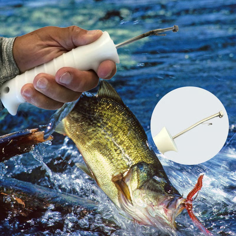 Fishing Hook Remover Tool | Safe Quick Release | Non-Slip Grip | Compact Tackle Accessory