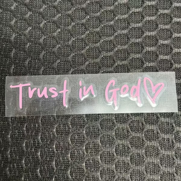 Faith Car Sticker | Waterproof Vinyl | Inspirational Christian Quote Decal