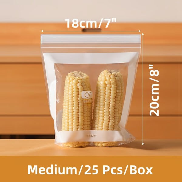 Reusable Food Storage Bags | Airtight Double Seal | Freezer-Safe | Eco-Friendly PE
