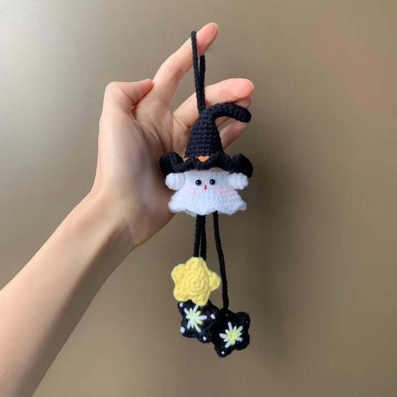 Halloween Crochet Kit | Witch Ghost Design | DIY Handmade Plush Décor