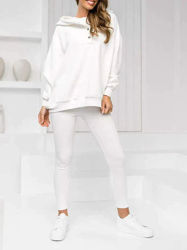 Women’s 3-Piece Loungewear Set | Hoodie, Sweatpants & Top | Casual Comfort Outfit