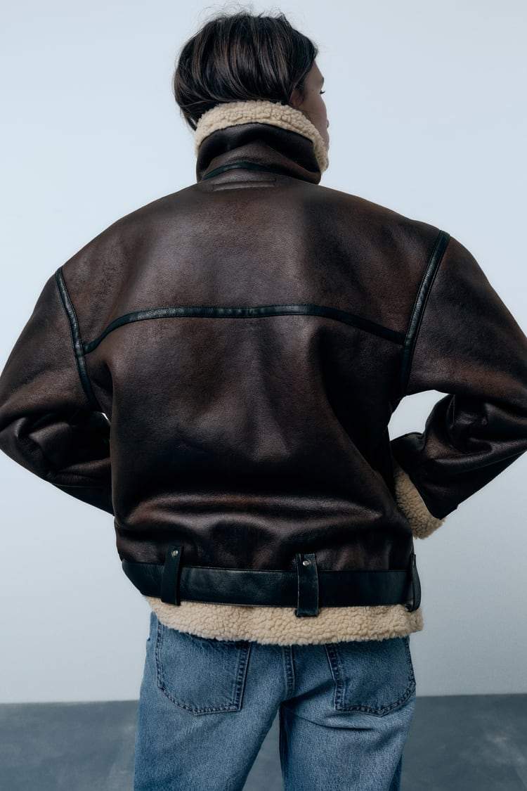 Karina | Reversible jacket made of synthetic material