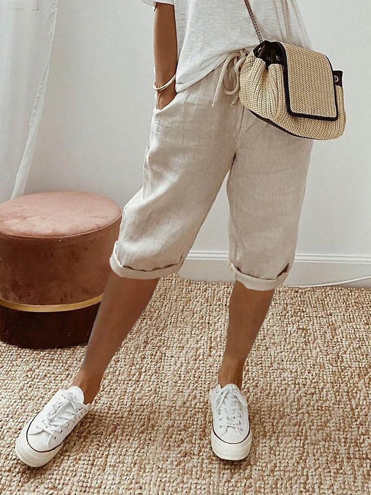 Women's Shorts with Drawstring | Summer