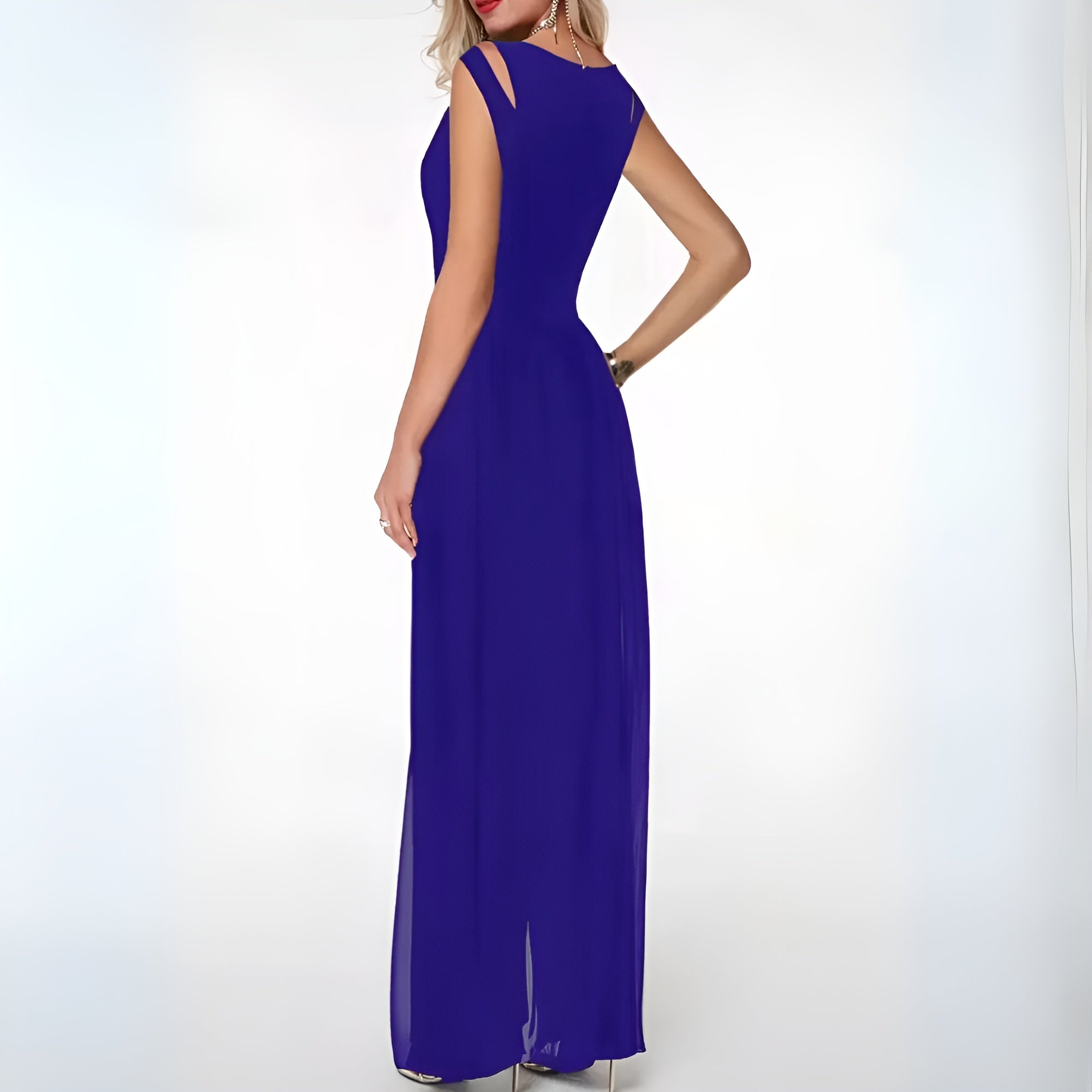 Sleeveless Jumpsuit with Wide Legs for Women | Summer