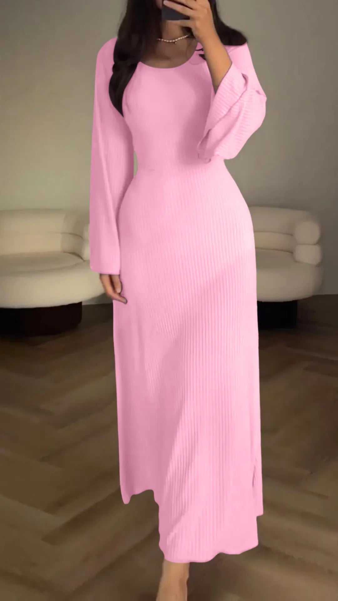Zuedy Elegant Bodycon Maxi Dress