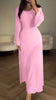 Zuedy Elegant Bodycon Maxi Dress
