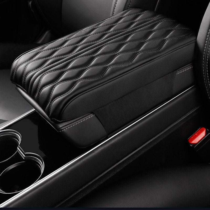 Leather Car Armrest Box Pad