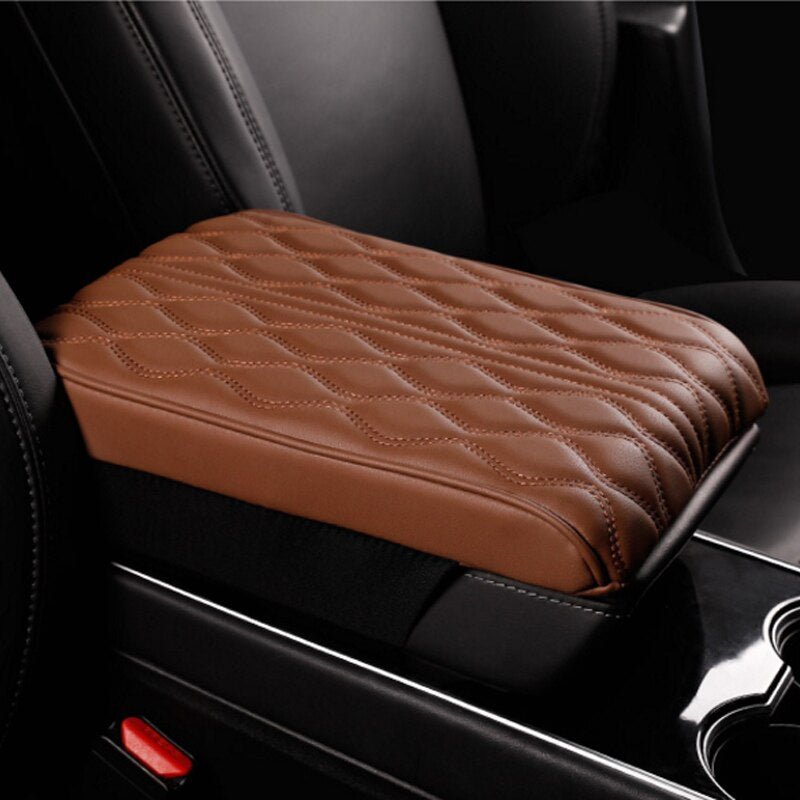 Leather Car Armrest Box Pad