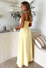 Melisande – Elegant Maxi Dress with Spaghetti Straps for Women