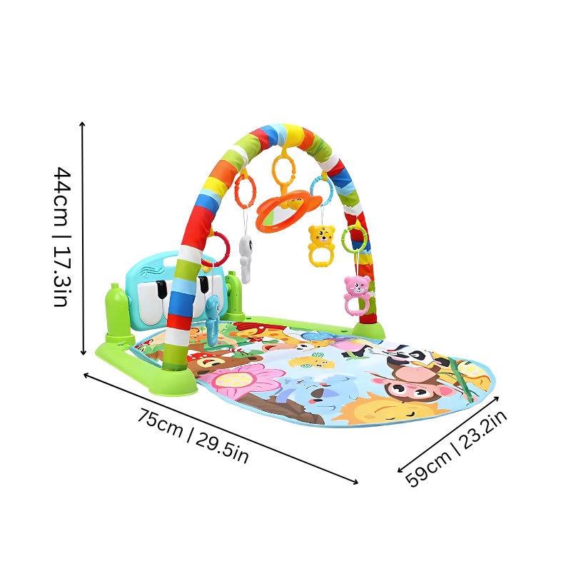 Baby Musical Play Mat | Interactive Sensory Learning Toy | Motor Skill Development | 0–3 Years
