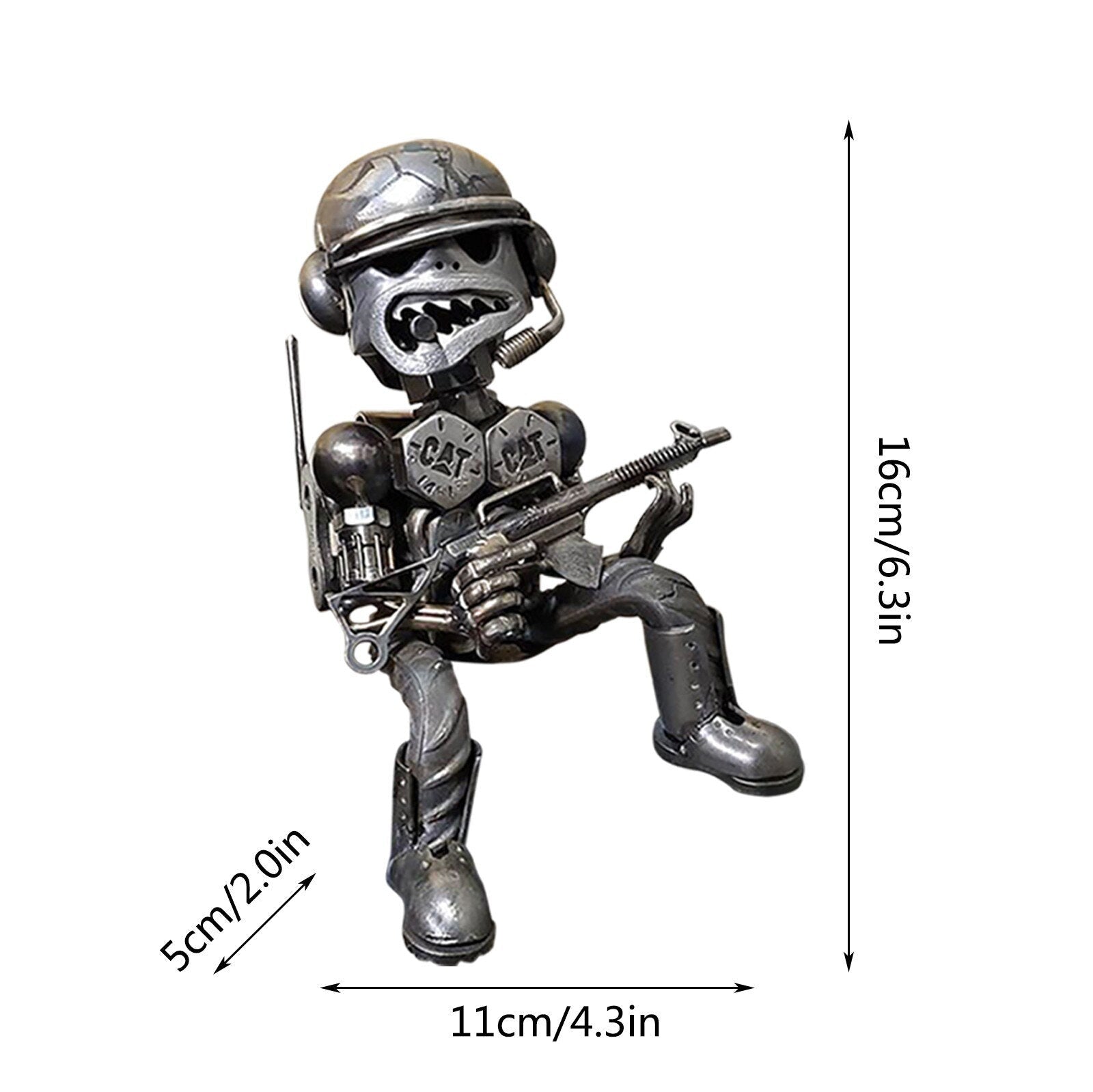 Mini Classic Skeleton Soldiers Figurines Models