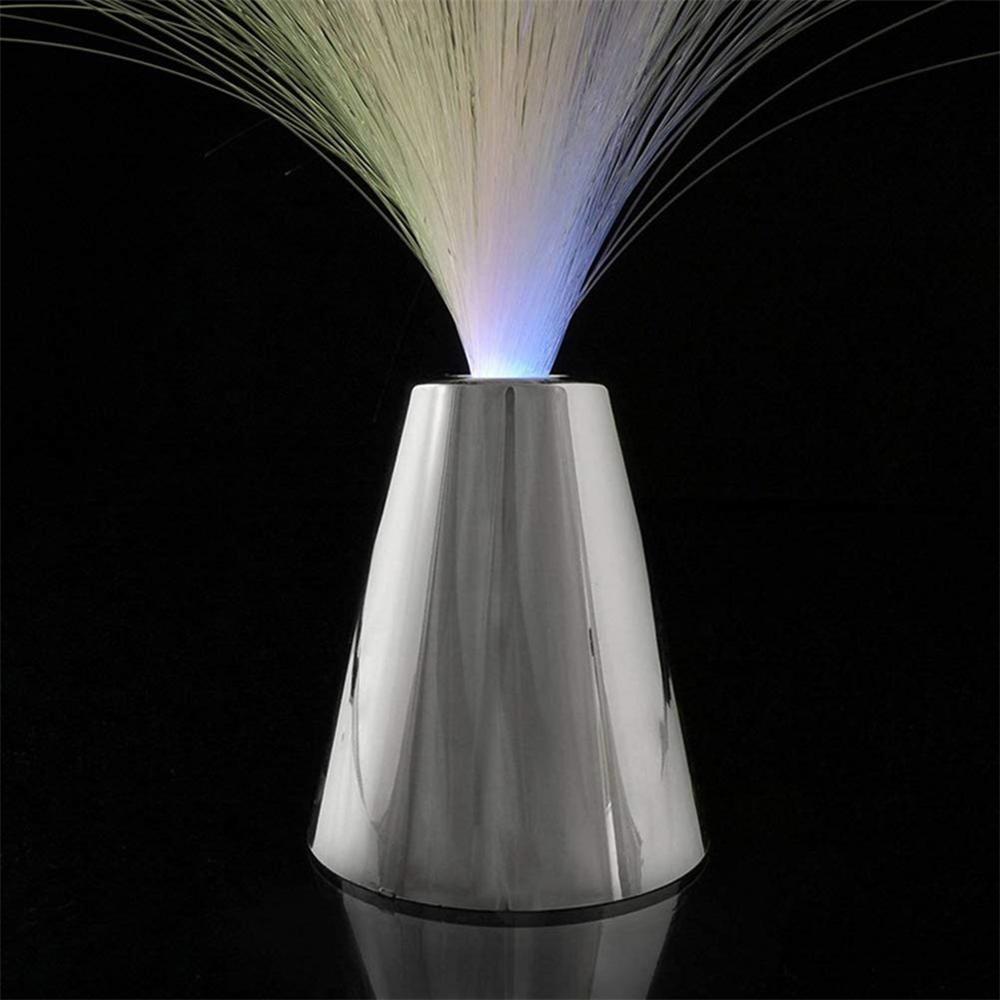 Multicolor LED Fiber Optic Lamp