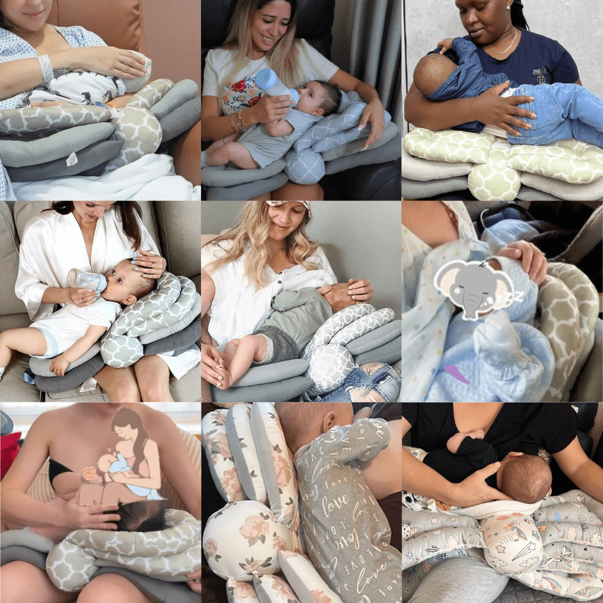 FlutterNest™ Soothing Nursing Position