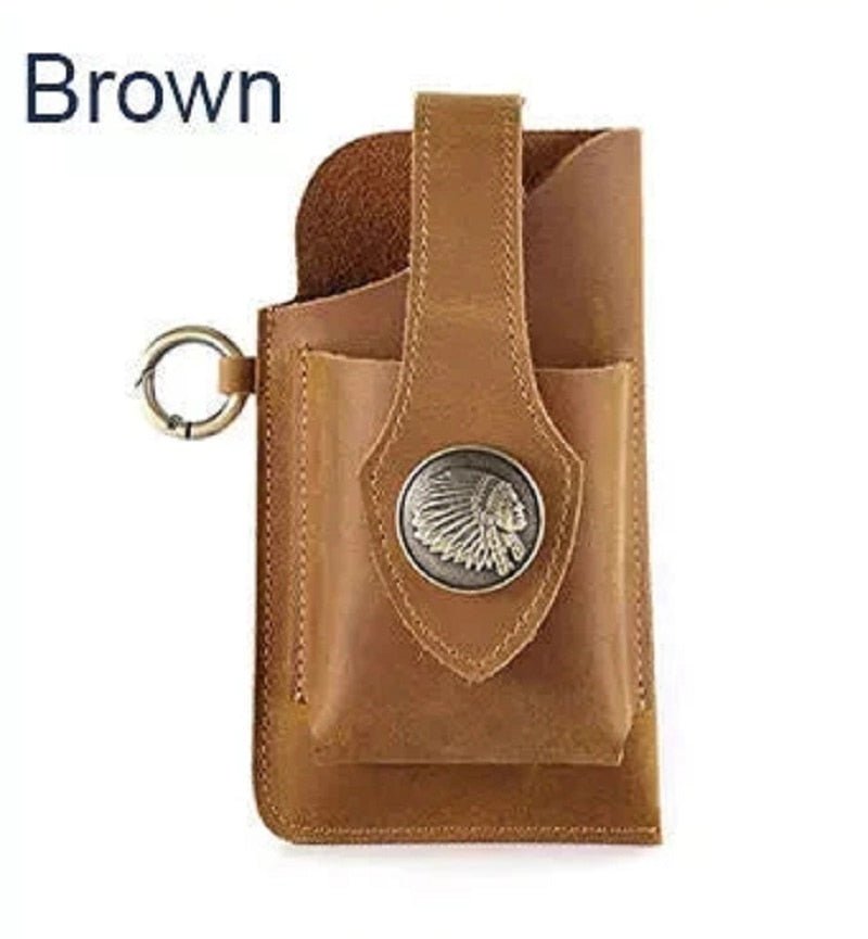 Multifunctional Leather Mobile Phone Bag