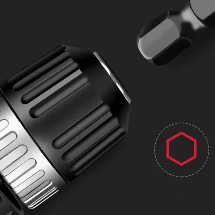 Drill Bit Set | 7-Piece Hard Alloy | 4-Edge Cross Design | Tile, Glass & Wood Precision Drilling