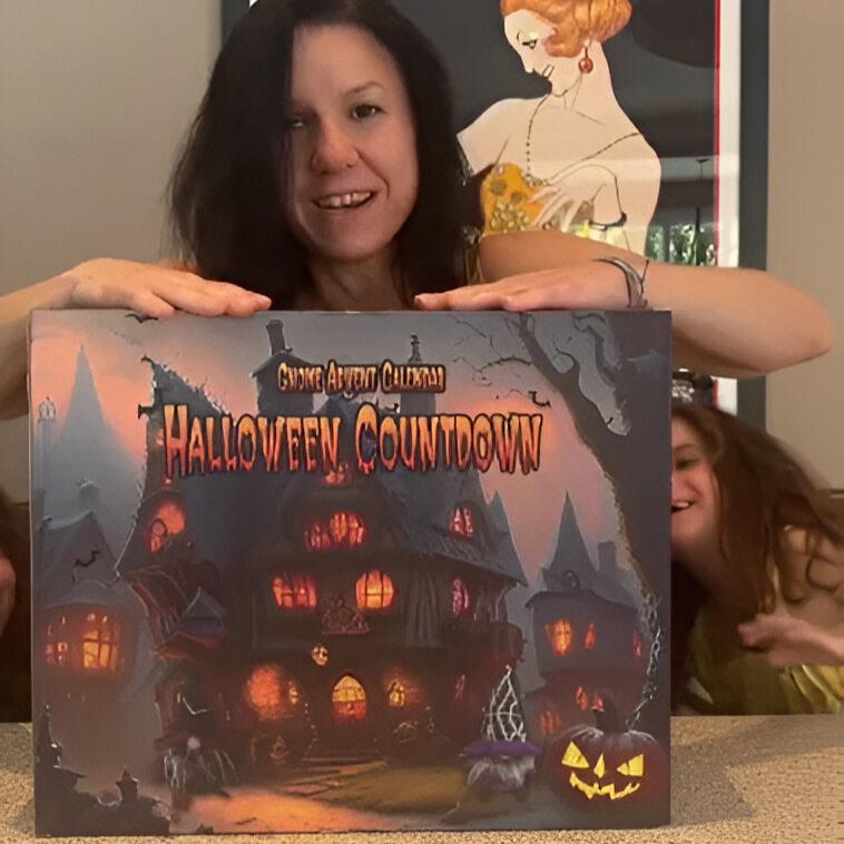 Halloween Advent Calendar | 31-Day Countdown Box | Handcrafted Gnome Surprises | Collectible Holiday Gift